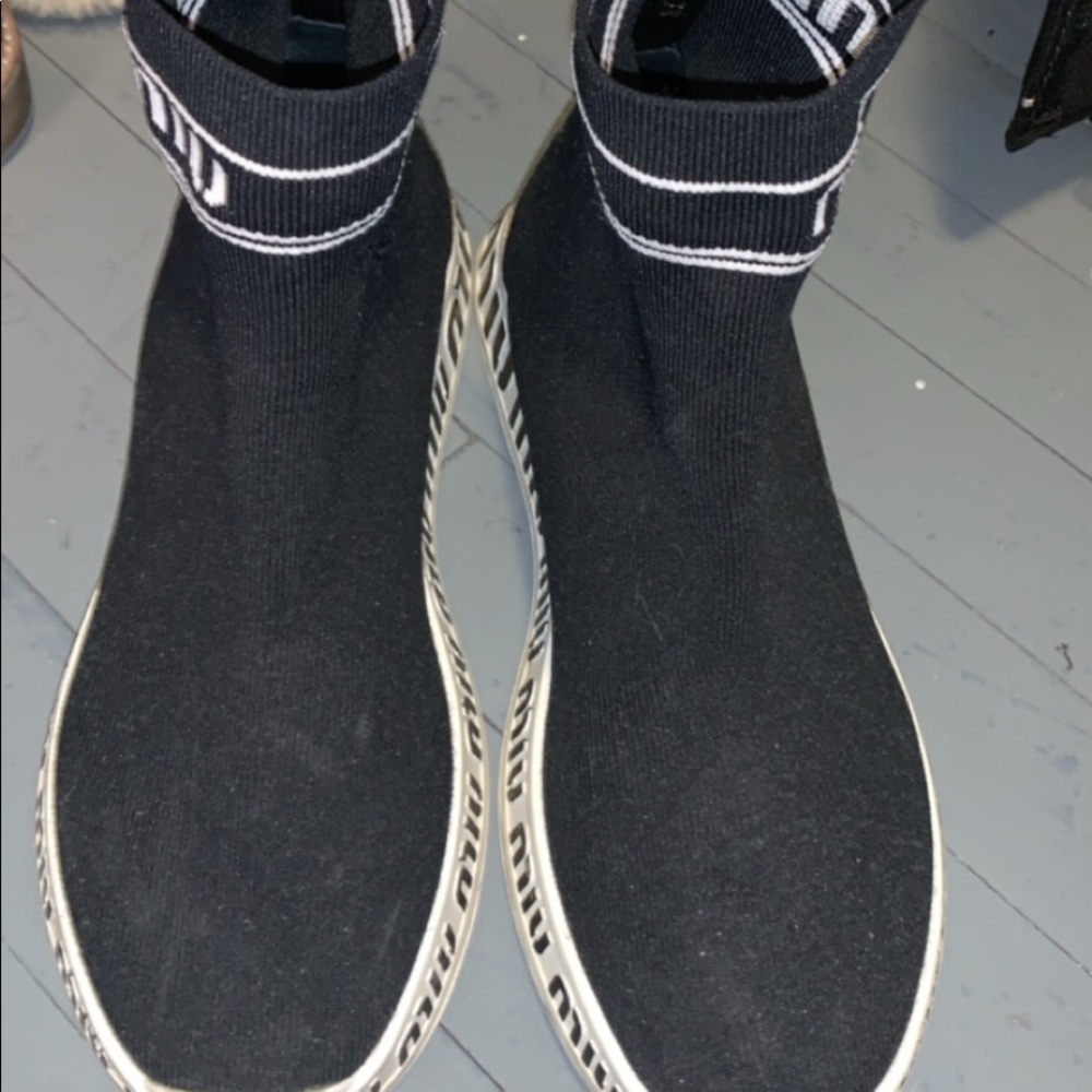 Miu miu sock sneaker size 38 lightly used